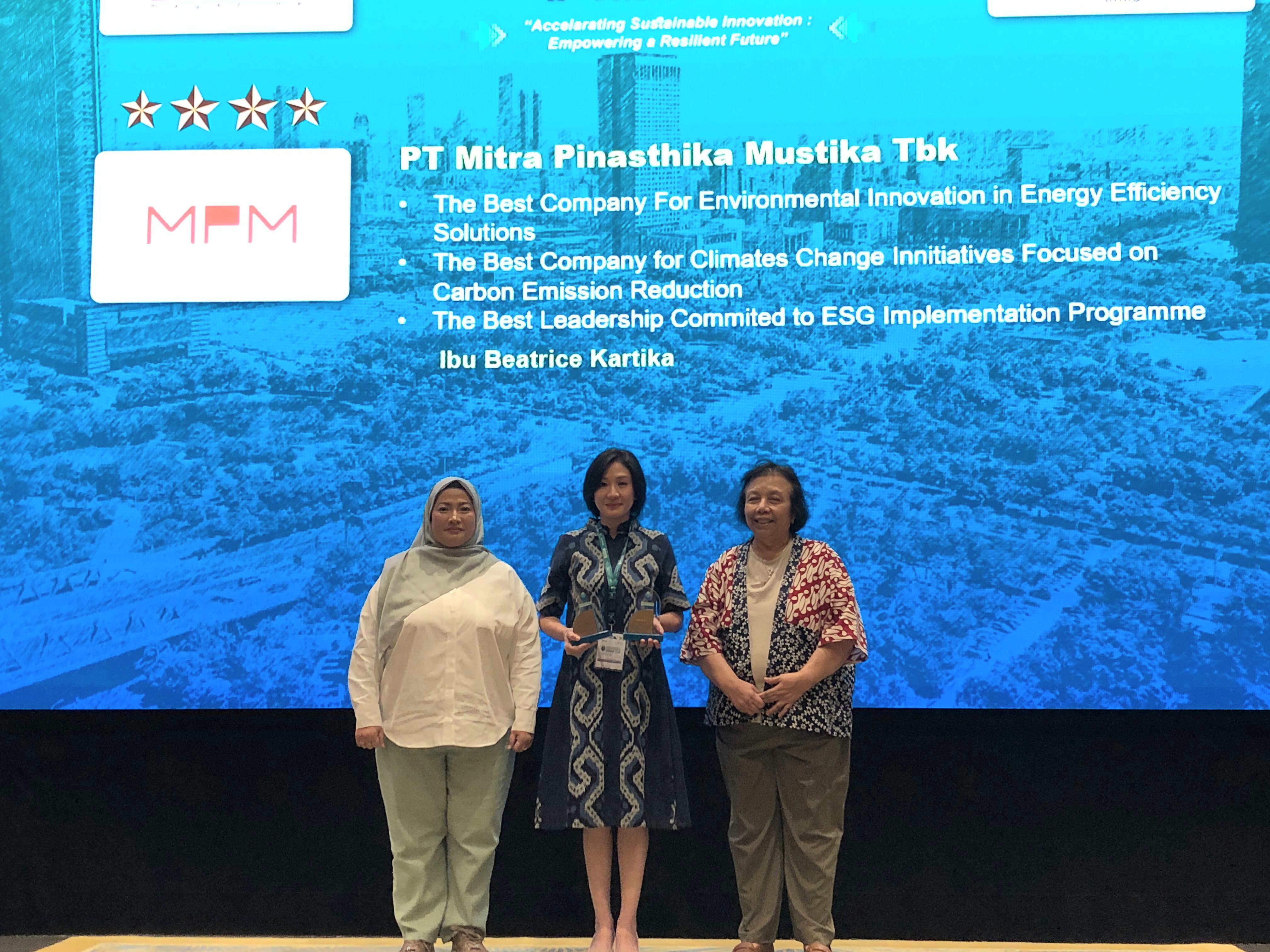 MPMX Sabet 3 Penghargaan di Indonesia Sustainability Award 2025